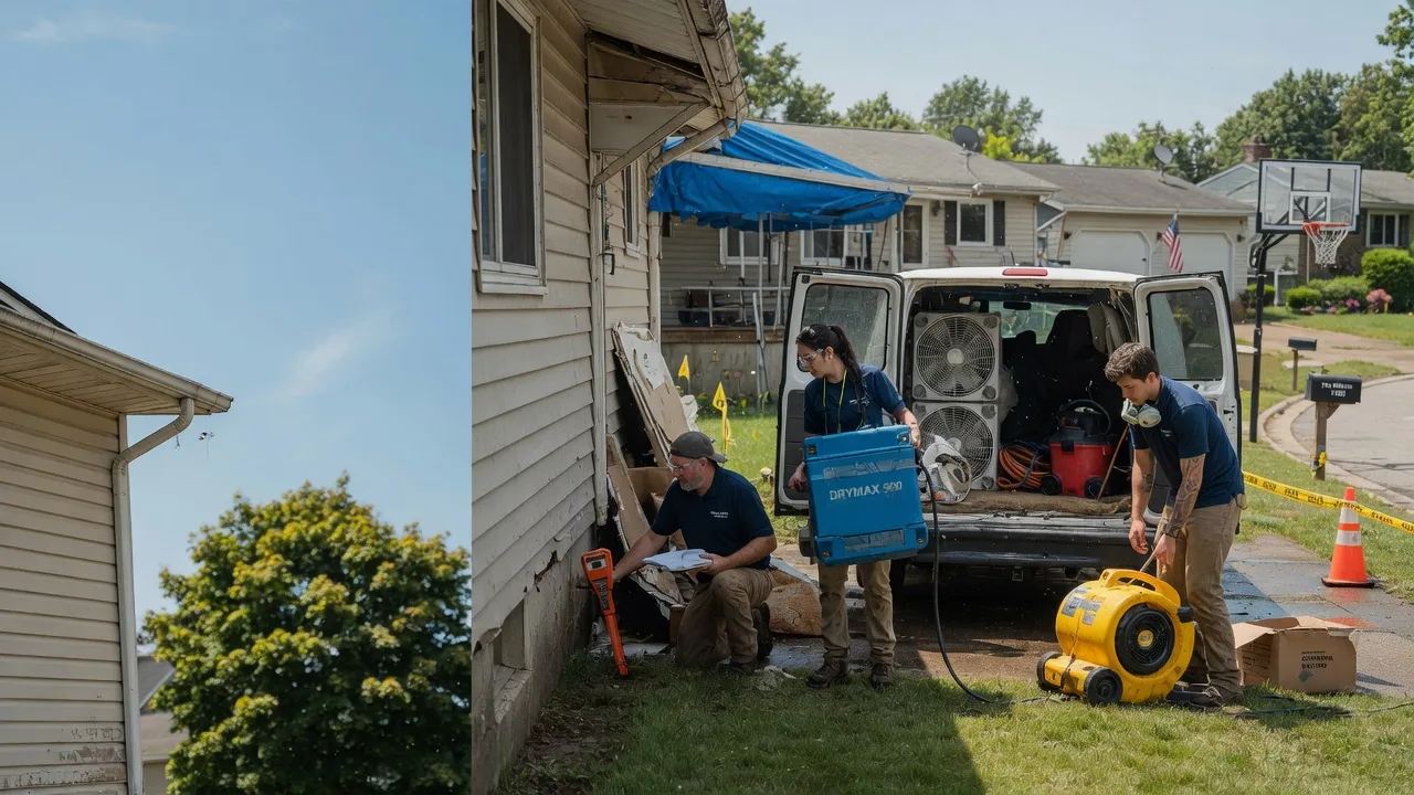 Ceiling Leak Cleanup in Lodi, WI near me