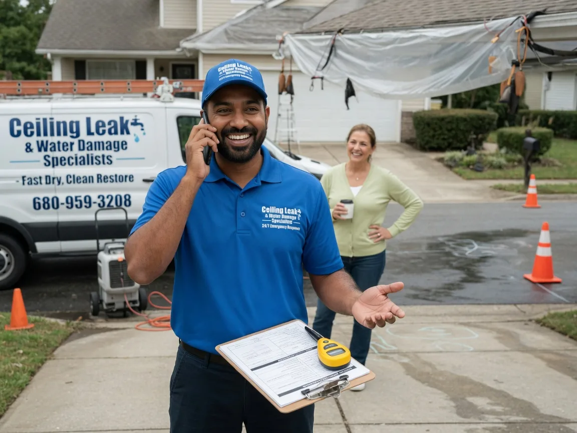 Ceiling Leak Cleanup Lodi, WI FAQs